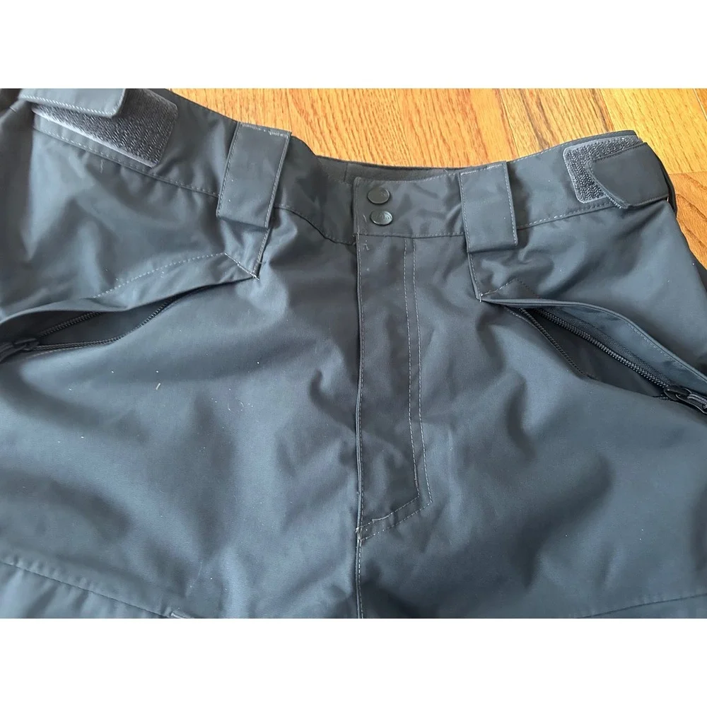 The North Face Freedom Insulated Snow Pants Black Waterproof Ski Snowboard Mens